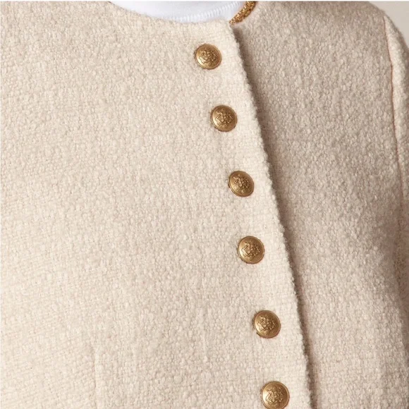 J. Crew Women's Cream Lady Jacket - Picture 2 of 5